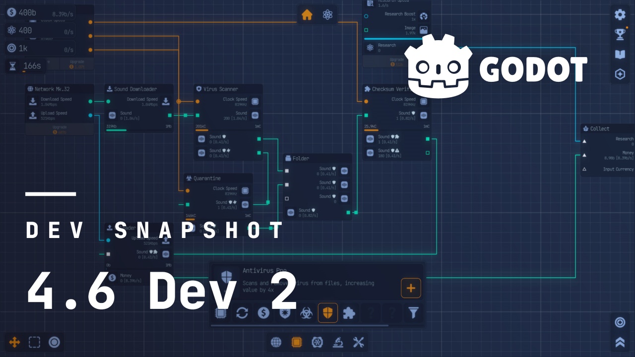 开发快照:Godot 4.6 dev 2